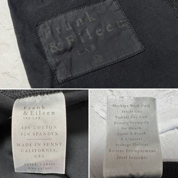 Frank & Eileen Murphy Billion Dollar Pant SIZE M Black Stretch Cropped Trouser - Picture 5 of 12